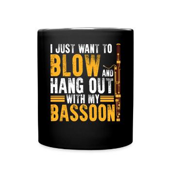 Bassoonist - Full Colour Mug - black - Front