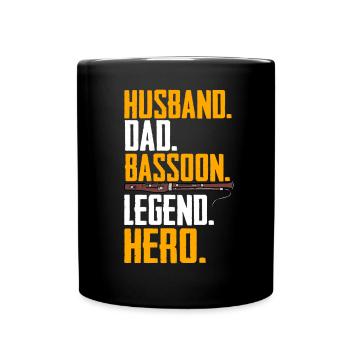 Bassoonist - Full Colour Mug - black - Front