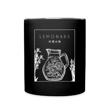 Lemonade Chinese Hanzi Lemonade Lemonade - Full Colour Mug - black - Front