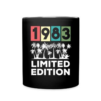 Limited Edition Vintage 1983 Fun 40th Birthday - Full Colour Mug - black - Front