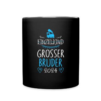 Bald Großer Bruder 2024 - Tasse einfarbig - Schwarz - Vorne
