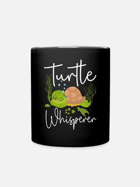 Tortue de mer Tortue Tortue - Mug uni - noir