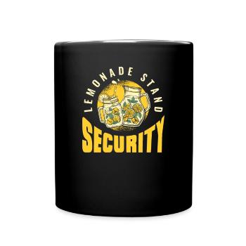 Stand de limonade Sécurité Amateur de limonade - Mug uni - noir - Devant
