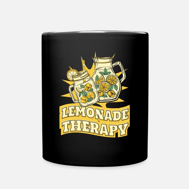 Lemonade Therapy Limonadenverkäufer Limonade - Tasse einfarbig - Schwarz