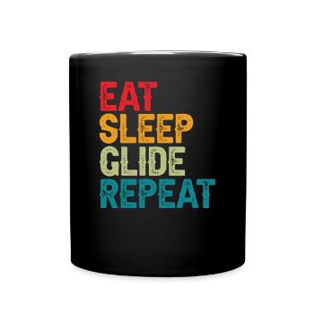 Food Sleep Glide Sugar Glider Propriétaire - Mug uni - noir - Devant