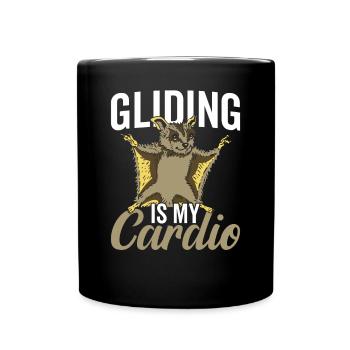 Glisse Cardio Sugar Glider Propriétaire Sugar Gliders - Mug uni - noir - Devant