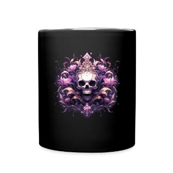 Skull Skull Skulls Skull Skeleton - Full Colour Mug - black - Front