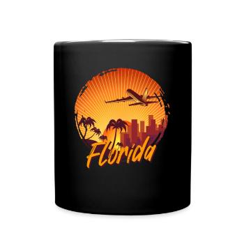 Florida - Full Colour Mug - black - Front