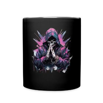 Skull Skull Skulls Skull Skeleton - Full Colour Mug - black - Front