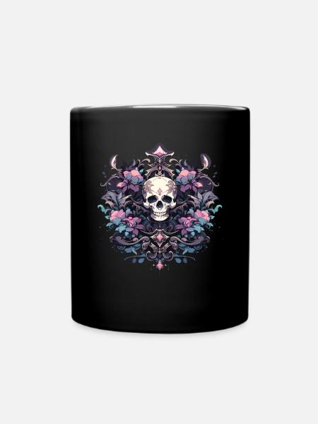 Crâne Crâne Crânes Crâne Squelette - Mug uni - noir