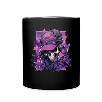 Skull Skull Skulls Skull Skeleton - Full Colour Mug - black - Front