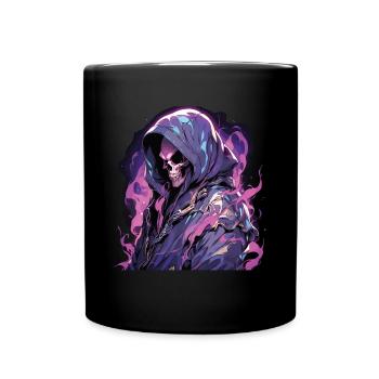 Skull Skull Skulls Skull Skeleton - Full Colour Mug - black - Front
