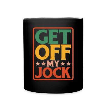 Descends de mon Jock 4 - Mug uni - noir - Devant