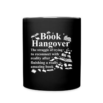Rat de bibliothèque & Reading Lover Book Livre Gueule de bois Nerdco - Mug uni - noir - Devant