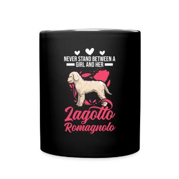 Lagotto Romagnolo Fille Chien d’Eau - Mug uni - noir - Devant