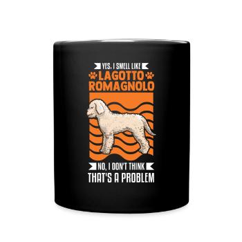 Lagotto Romagnolo odeur chien d’eau - Mug uni - noir - Devant