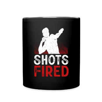 Lancer du poids Athlétisme - Mug uni - noir - Devant