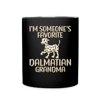 Gifts for Dalmatian Lovers - Full Colour Mug - black - Front