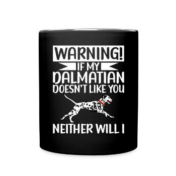 Gifts for Dalmatian Lovers - Tasse einfarbig - Schwarz - Vorne