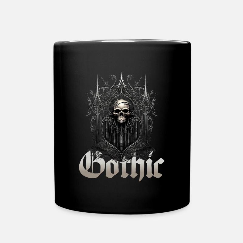 Gothik Okkult Satan Gotik Schwarze Szene Wicca - Tasse einfarbig - Schwarz