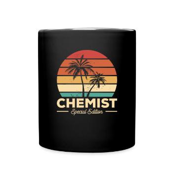 Vintage Chemiker Sonderausgabe Chemie - Tasse einfarbig - Schwarz - Vorne