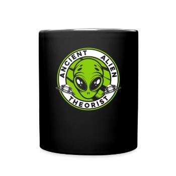 Ancien théoricien extraterrestre Conspiration OVNI - Mug uni - noir - Devant