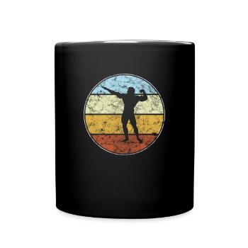 Body building Retro - Full Colour Mug - black - Front