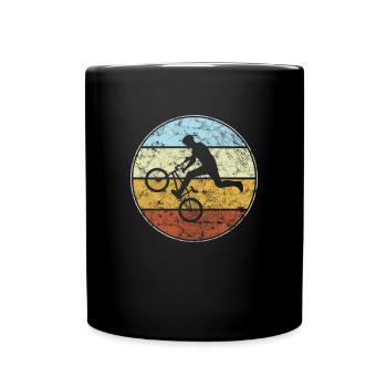 bmx retro - Tasse einfarbig - Schwarz - Vorne