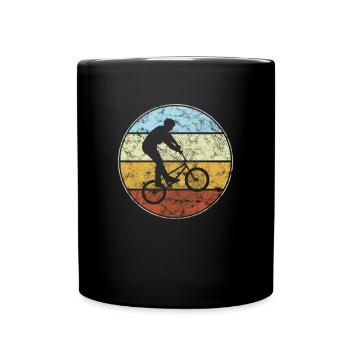 bmx retro - Tasse einfarbig - Schwarz - Vorne