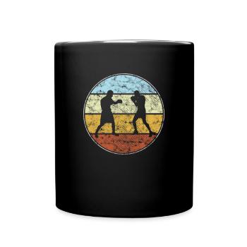 Boxen Retro - Tasse einfarbig - Schwarz - Vorne
