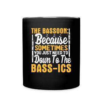 Fagottist - Tasse einfarbig - Schwarz - Vorne