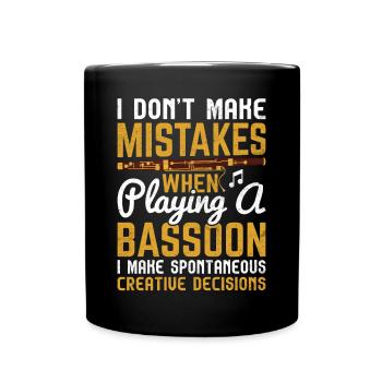 Bassoonist - Full Colour Mug - black - Front