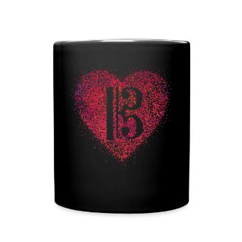Alto clef clef Alto singer Viola - Full Colour Mug - black - Front
