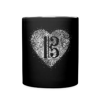 Viola Key Alto Singer Viola Orchestra Choir - Full Colour Mug - black - Front