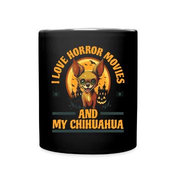 Chihuahua Halloween Puppy Trick Or Treat Dog Lover - Mug uni - noir - Devant