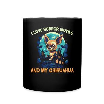 Chihuahua Halloween Puppy Trick Or Treat Dog Lover - Mug uni - noir - Devant