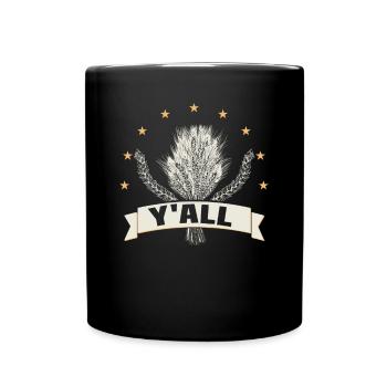 Farmer Farmer Grain Farmer Farm Country Egg - Full Colour Mug - black - Front