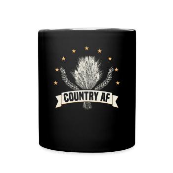 Farmer Farmer Grain Farmer Farm Country Egg - Full Colour Mug - black - Front