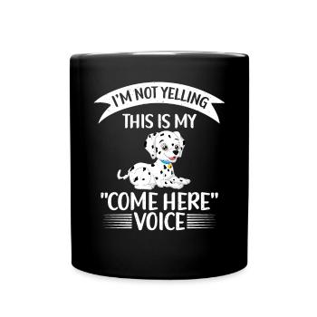Gifts for Dalmatian Lovers - Tasse einfarbig - Schwarz - Vorne