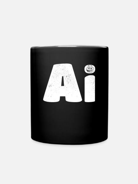 IA Intelligence artificielle & IA robotique - Mug uni - noir