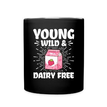 Jung Wild & Lactose-free - Intolerance to milk - Full Colour Mug - black - Front