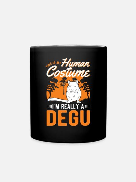 Degu Costume Humain Walddegu Halloween - Mug uni - noir