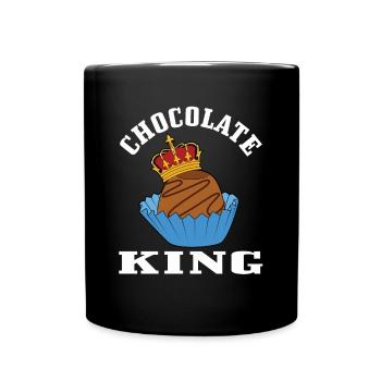 Chocolate King - Full Colour Mug - black - Front