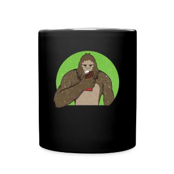 Bigfoot au chocolat - Mug uni - noir - Devant
