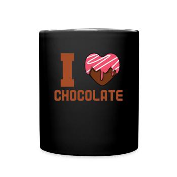 J’adore le chocolat - Mug uni - noir - Devant
