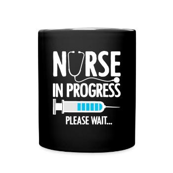 Coole Zukunft Krankenschwester Für Männer Frauen Krankenpflege Appreciati - Tasse einfarbig - Schwarz - Vorne