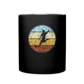 Football Rétro - Mug uni - noir - Devant