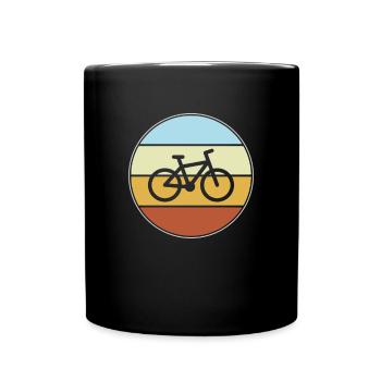 Vélo Rétro - Mug uni - noir - Devant