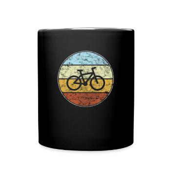 Vélo Rétro - Mug uni - noir - Devant