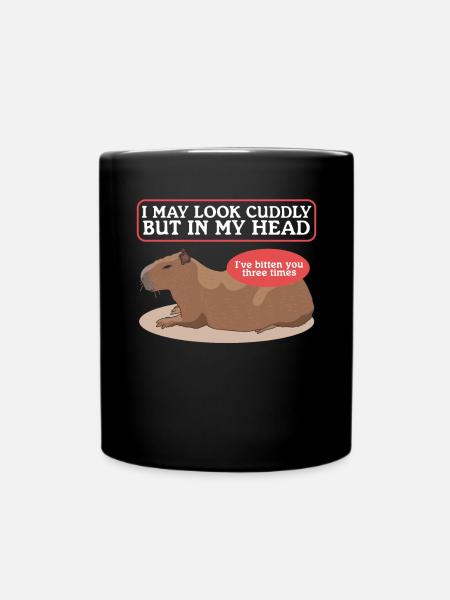 Capybara Capybara Capybaras Cadeau - Mug uni - noir